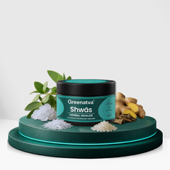 Shwas Herbal Inhaler - jar with open lid