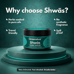 Why choose Shwas - herbs soaked in pure oils, no synthetic fragrance, travel friendly