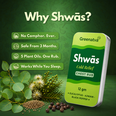 Shwas Balm - Natural Chest Rub for Babies, Kids & Adults
