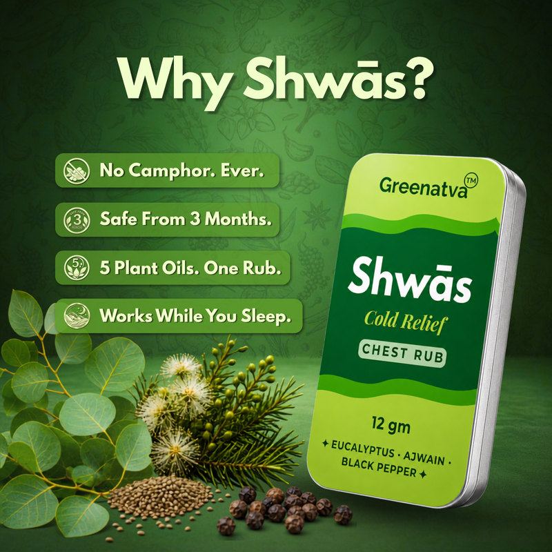 Shwas Balm - Natural Chest Rub for Babies, Kids & Adults