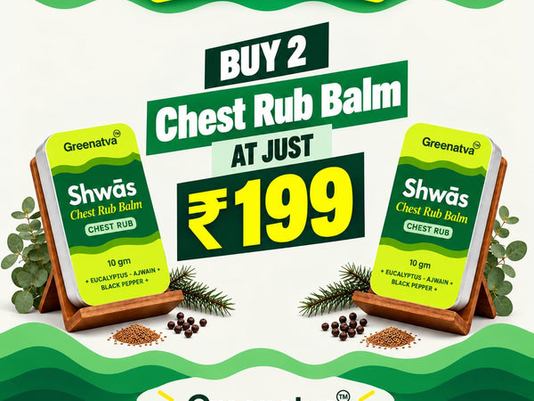 Shwas Balm - Natural Chest Rub - Pack of 2